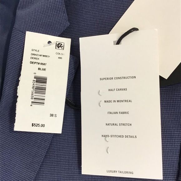 New DKNY Modern Fit Dress Jacket Blazer 2 Button - Picture 6 of 11